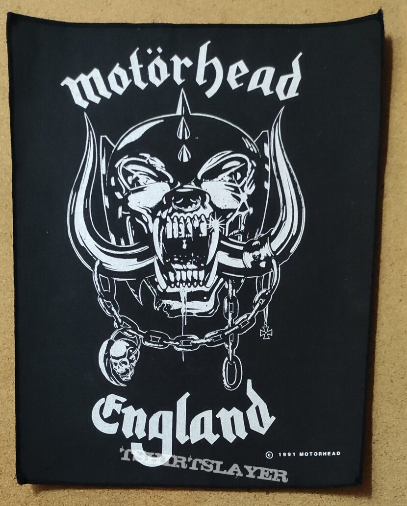 Motörhead Backpatch - England 