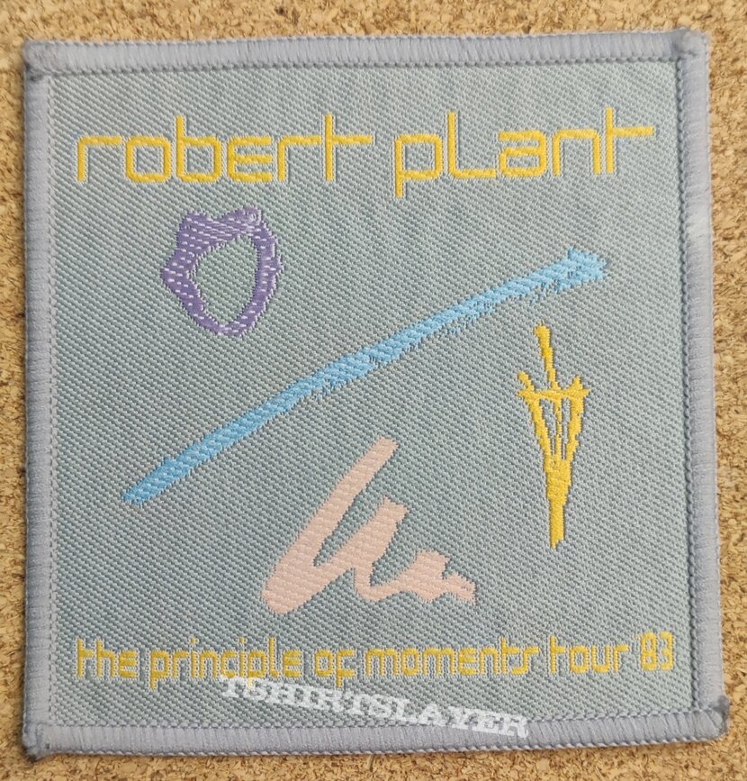 Robert Plant Patch - The Principle Of Moments Tour &#039;83