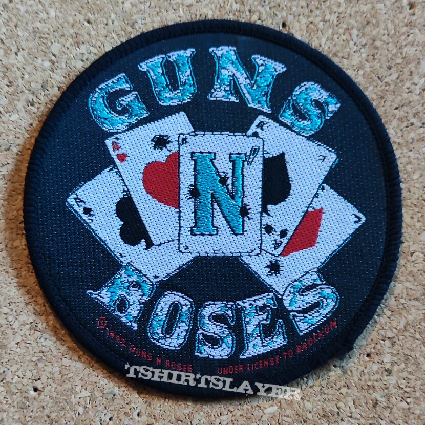 Guns N&#039; Roses Patch - Playing Cards