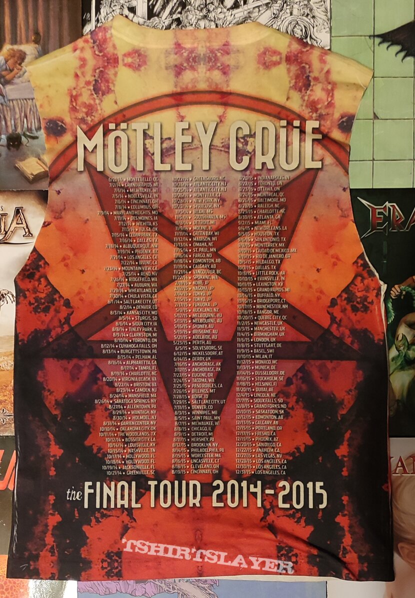 Mötley Crüe Cropped Shirt - Final Tour 