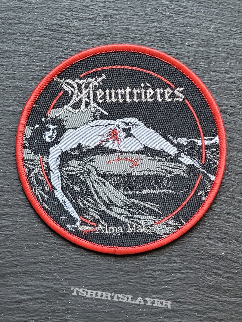 Meurtrières- Alma Mater - Patch, Red Border