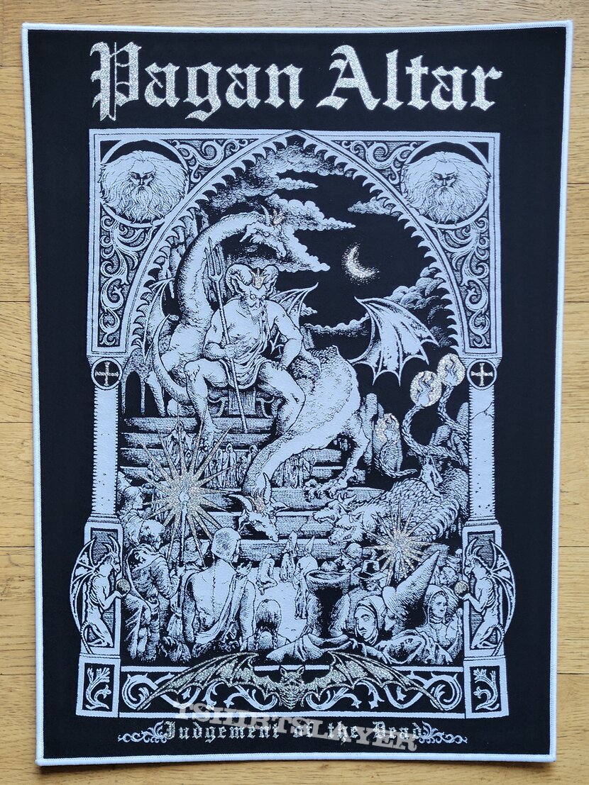 Pagan Altar - Judgement of the Dead - Back Patch, White Border