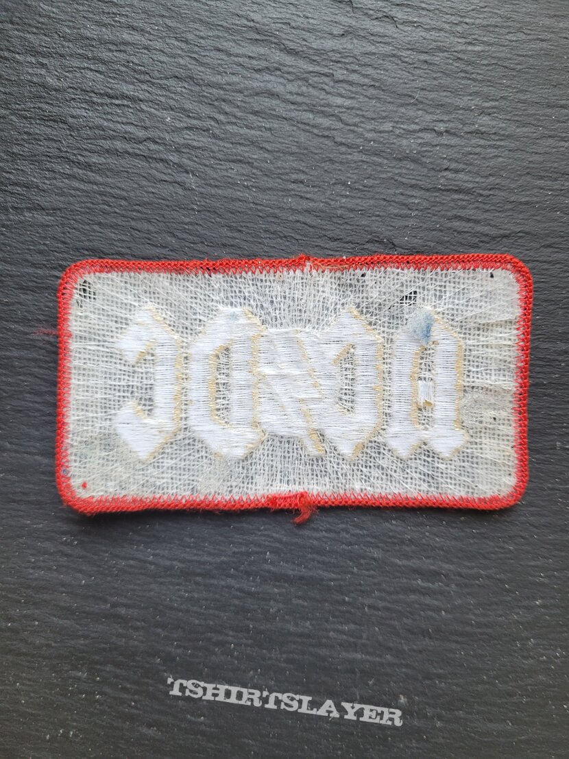 AC/DC - Logo - Patch, Red Border