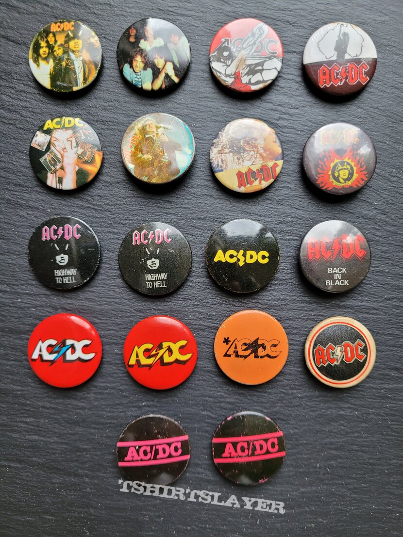 AC/DC - Various 80&#039;s - Pins / Buttons