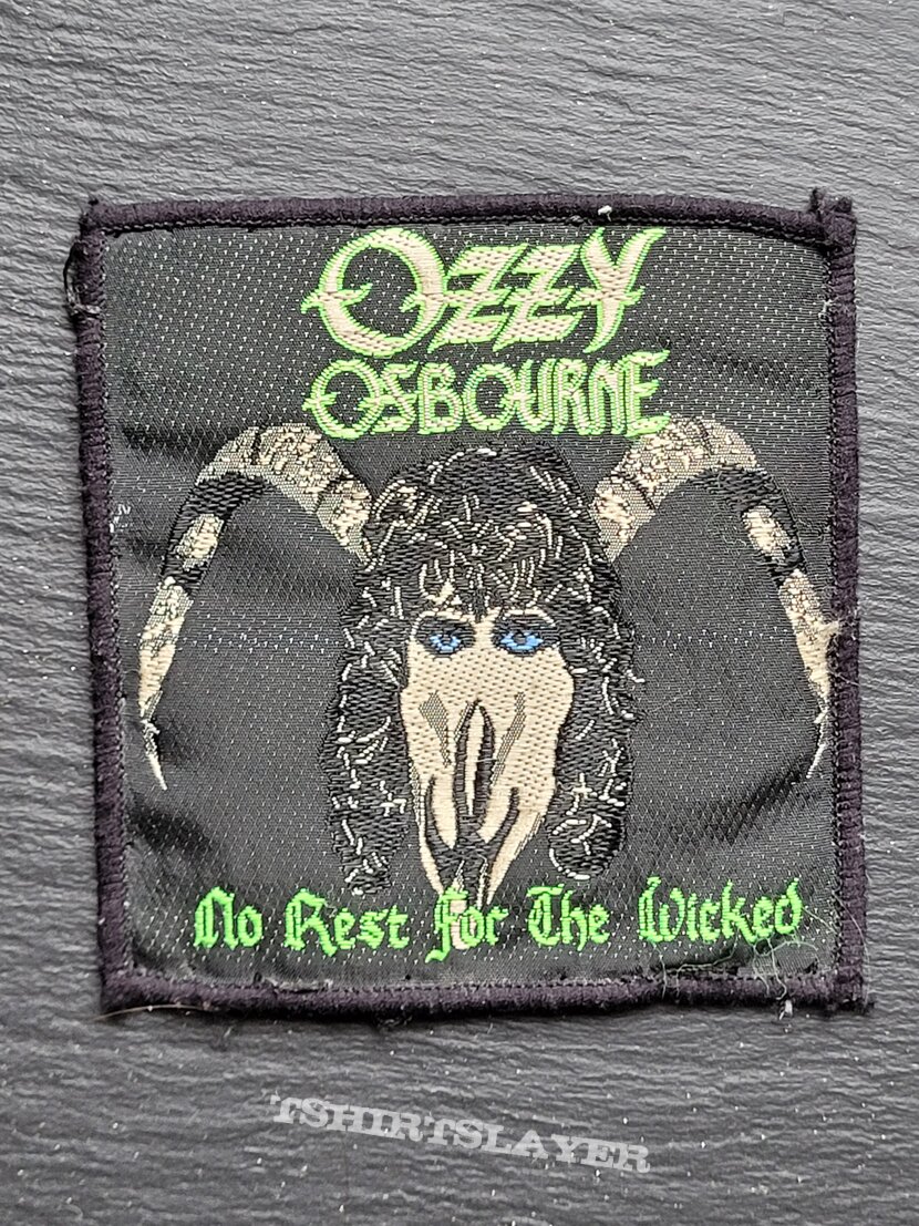 Ozzy Osbourne - No Rest for the Wicked - Patch