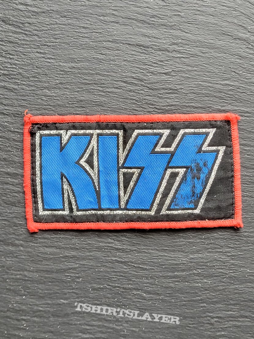 Kiss - Logo - Patch, Red Border