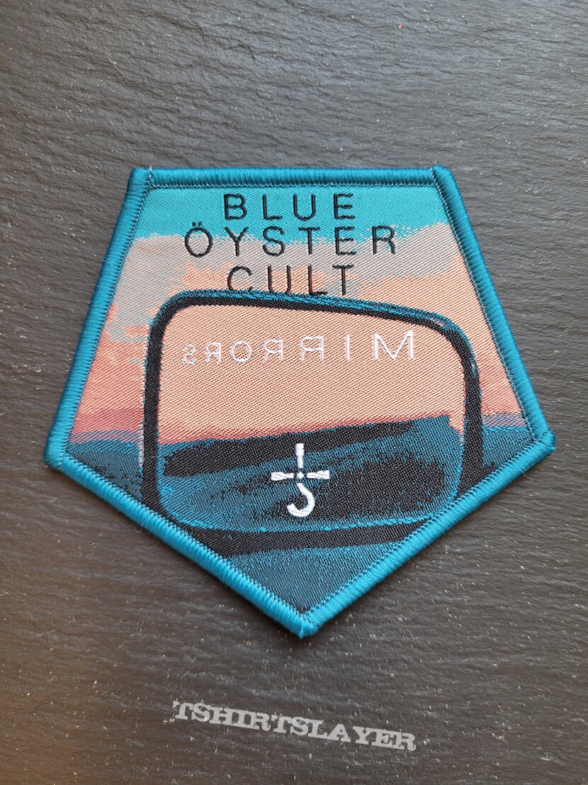 Blue Öyster Cult - Mirrors - Patch, Blue Border