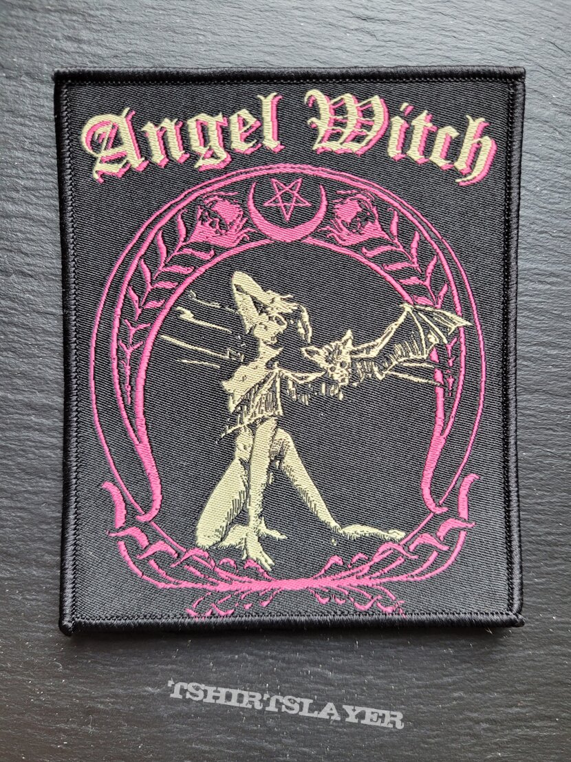 Angel Witch - White Witch - Patch, Black Border
