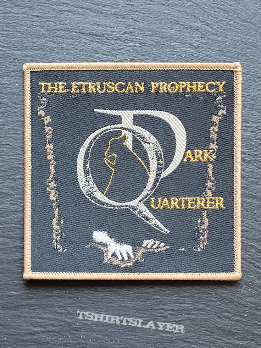 Dark Quarterer - The Etruscan Prophecy - Patch, Brown Border