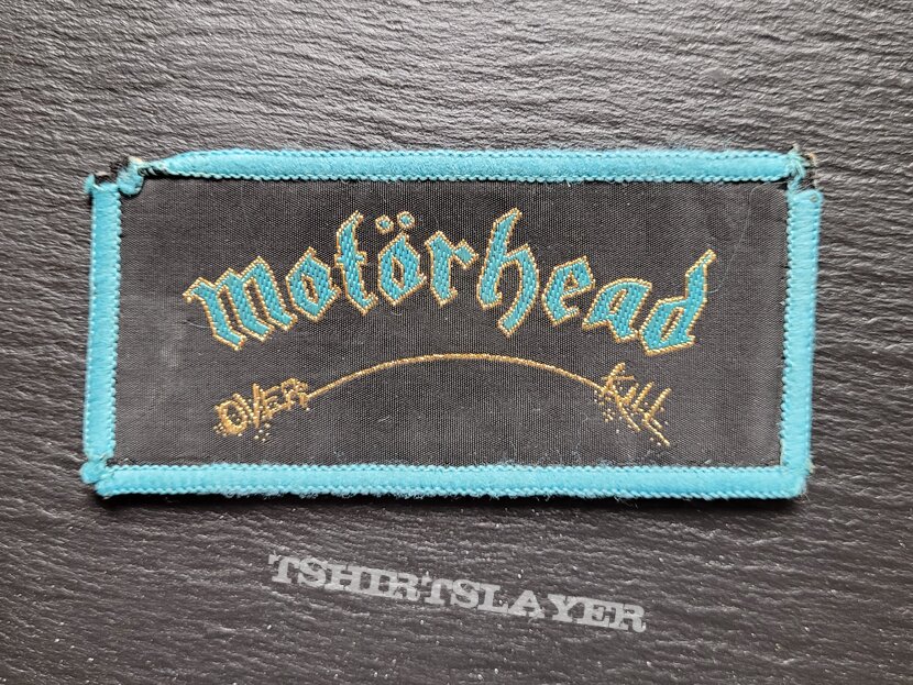 Motörhead - Overkill - Patch, Blue Border