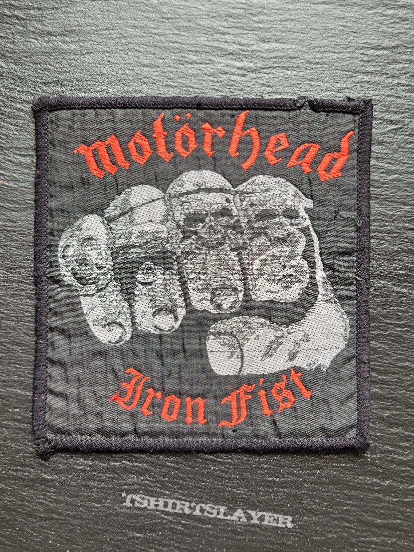 Motörhead - Iron Fist - Patch, Black Border