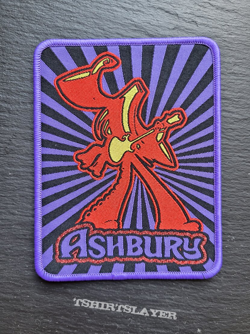 Ashbury - Rocker - Patch, Purple Border
