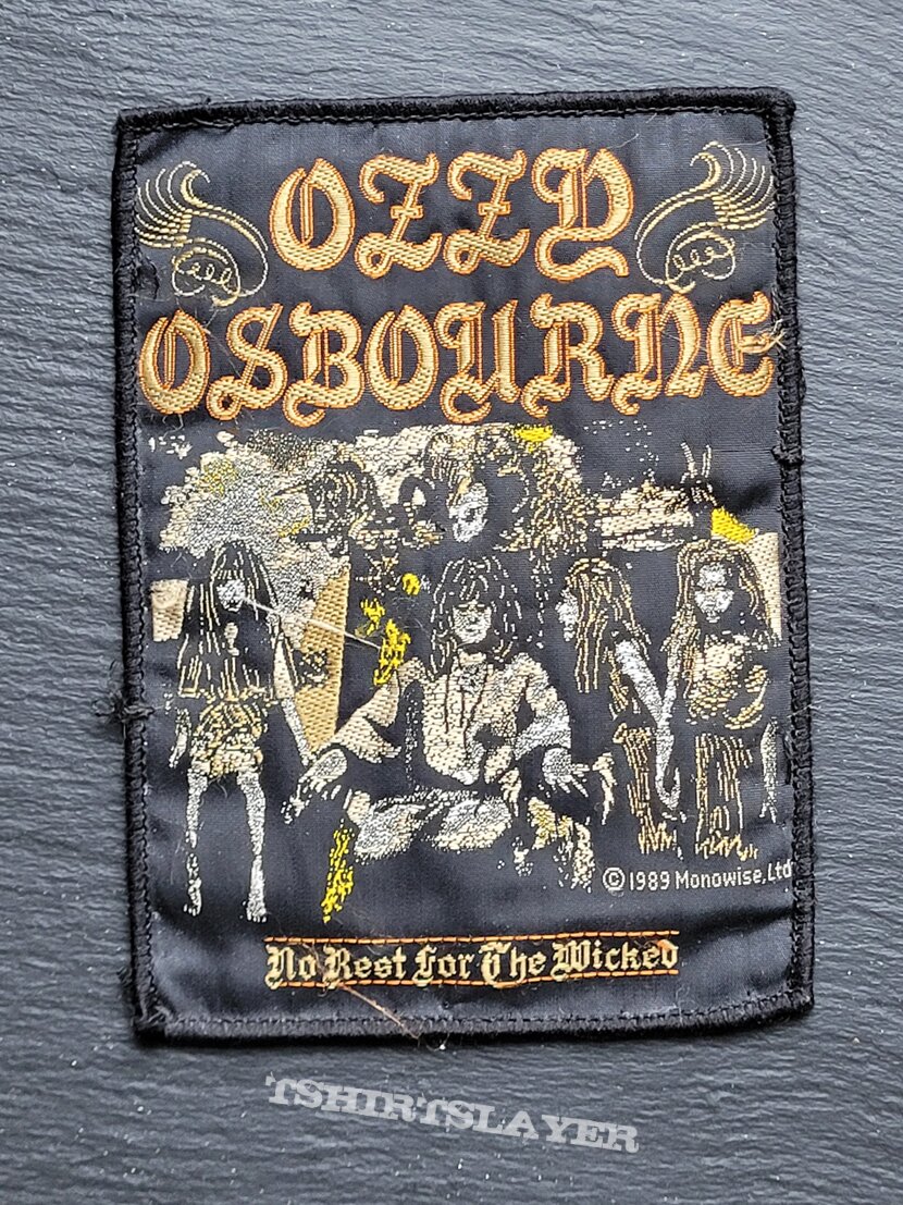 Ozzy Osbourne - No Rest for the Wicked - Patch