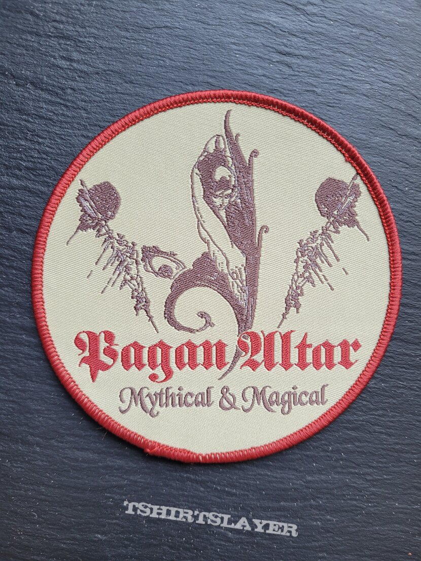 Pagan Altar - Mythical &amp; Magical - Patch, Red Border