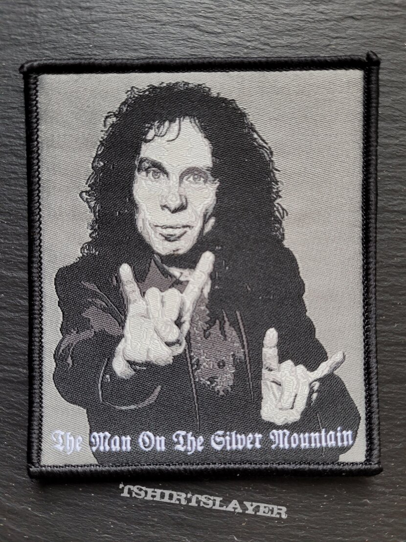 Dio - The Man on the Silver Mountain - Patch, Black Border