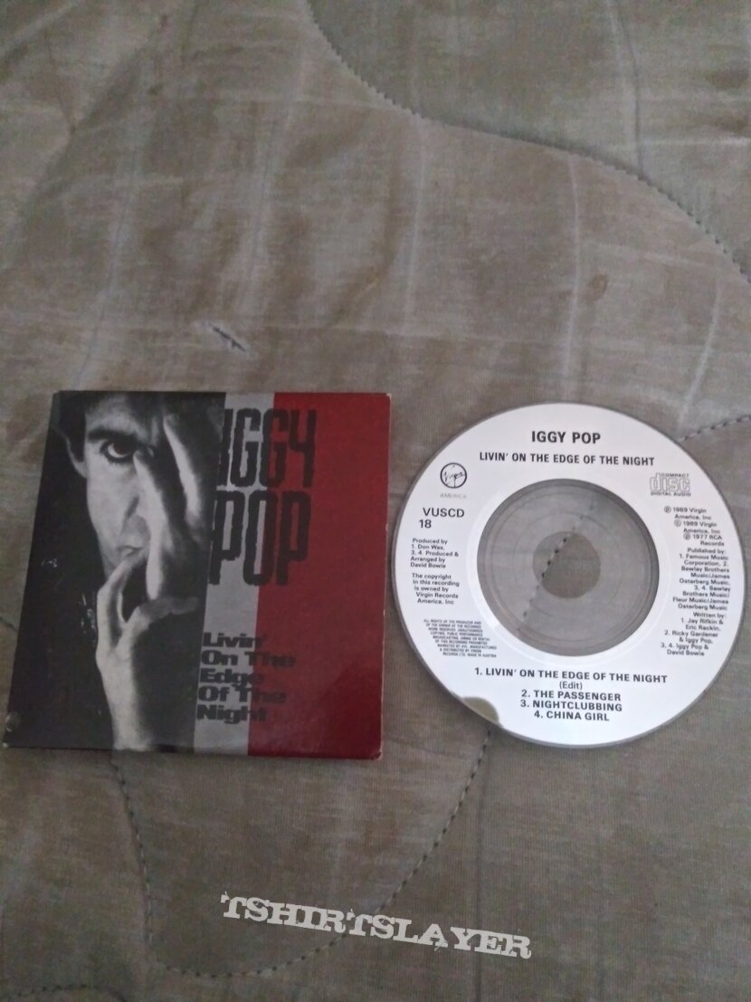 Iggy pop -livin &#039;on the edge of the night mini cd