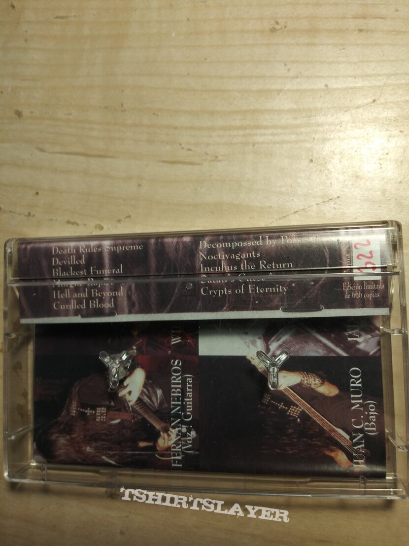 Mortem decomposed by possession cassette tape 2000 # 322 of 666