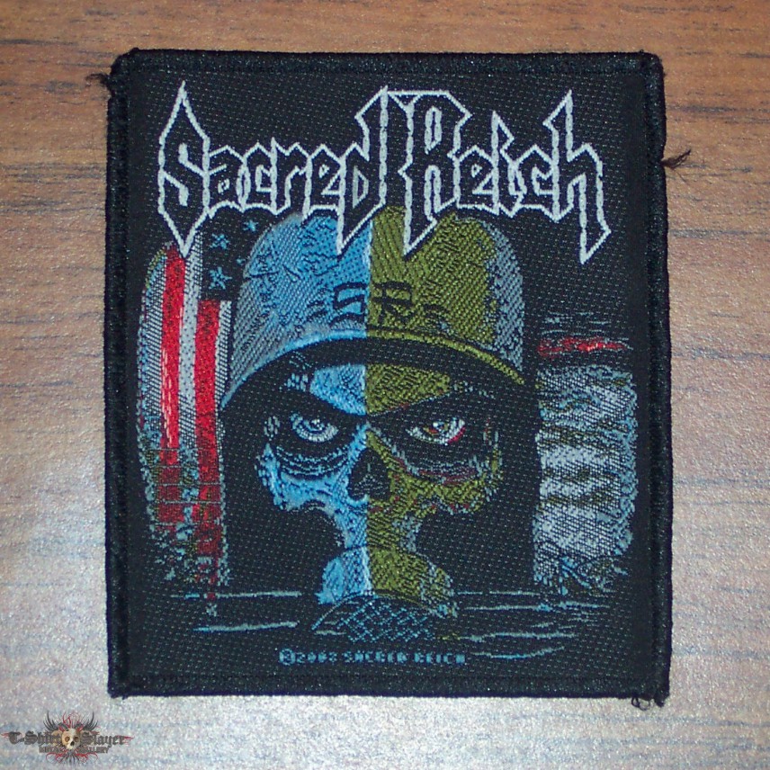 Sacred Reich Ignorance woven patch