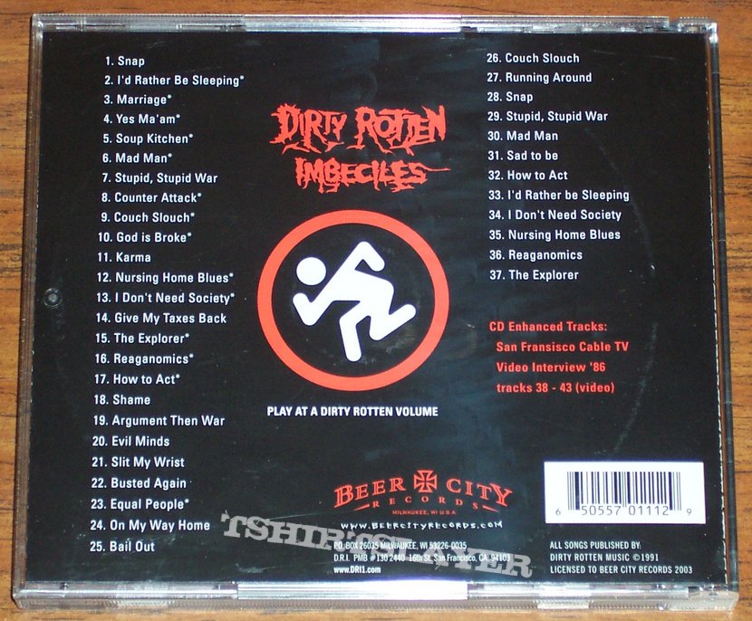 D.R.I. - Dealing With It! cd