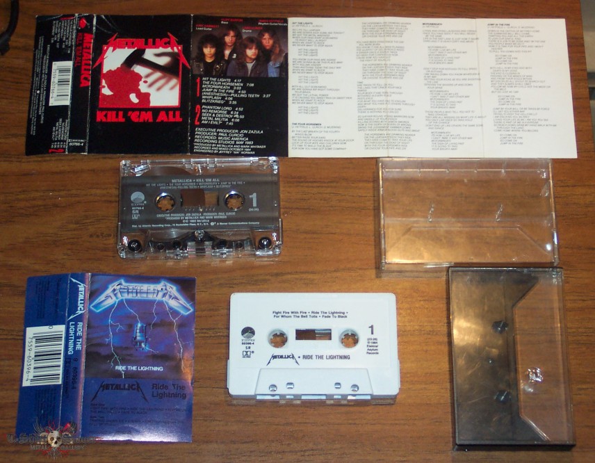 Metallica tapes for ThrashMetal1983