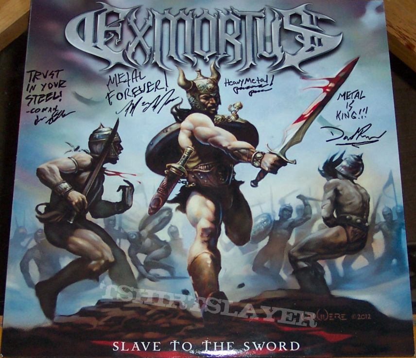 Exmortus - Slave To The Sword vinyl (signed)