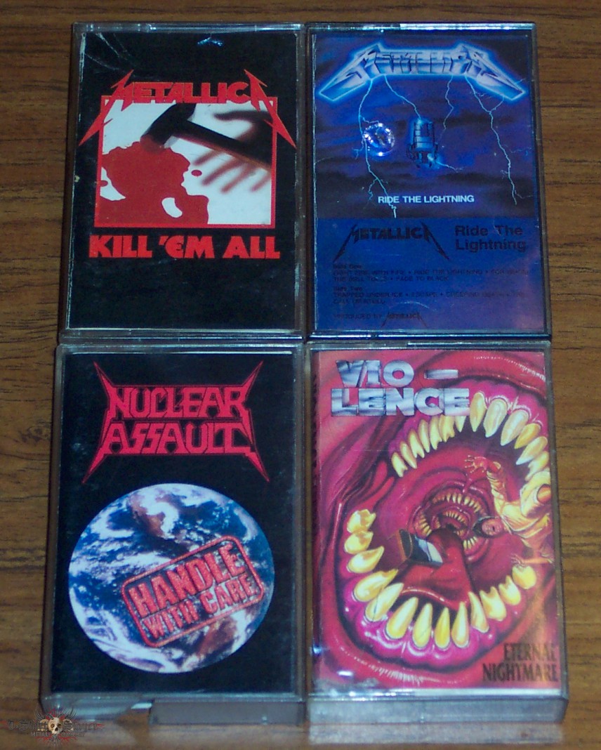 Metallica tapes for ThrashMetal1983