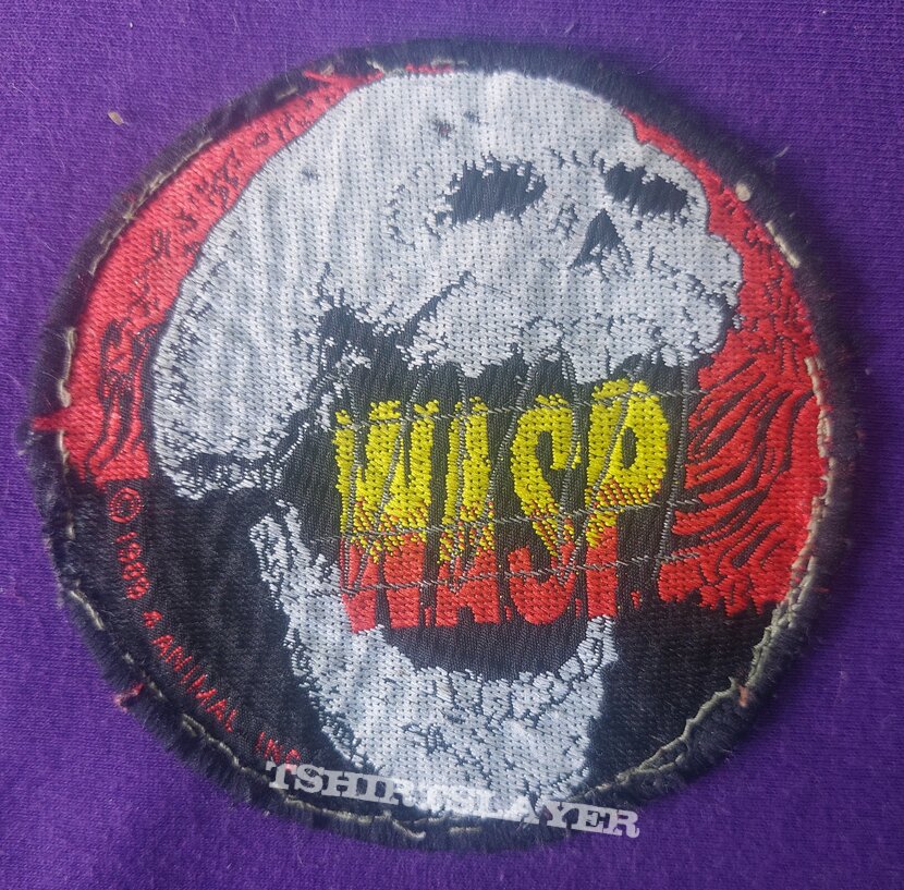 Vintage 1989 W.A.S.P. Headless Children woven patch