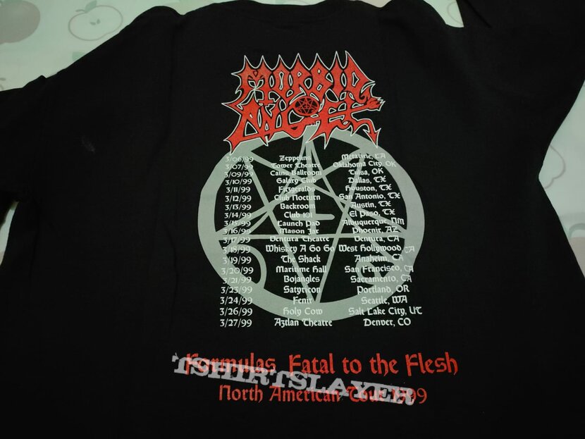 Morbid angel formulas fatal to the flesh tour 1998