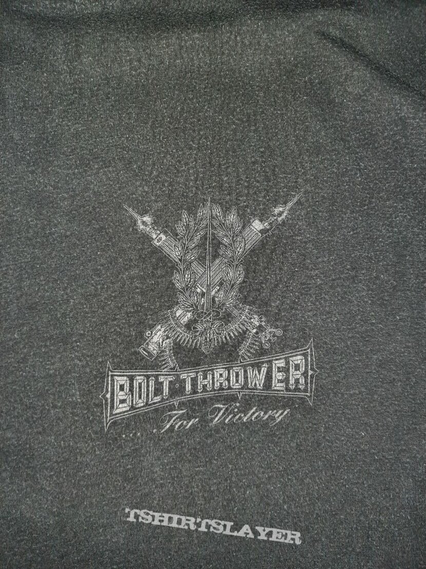 Bolt thrower for victory pocket logo