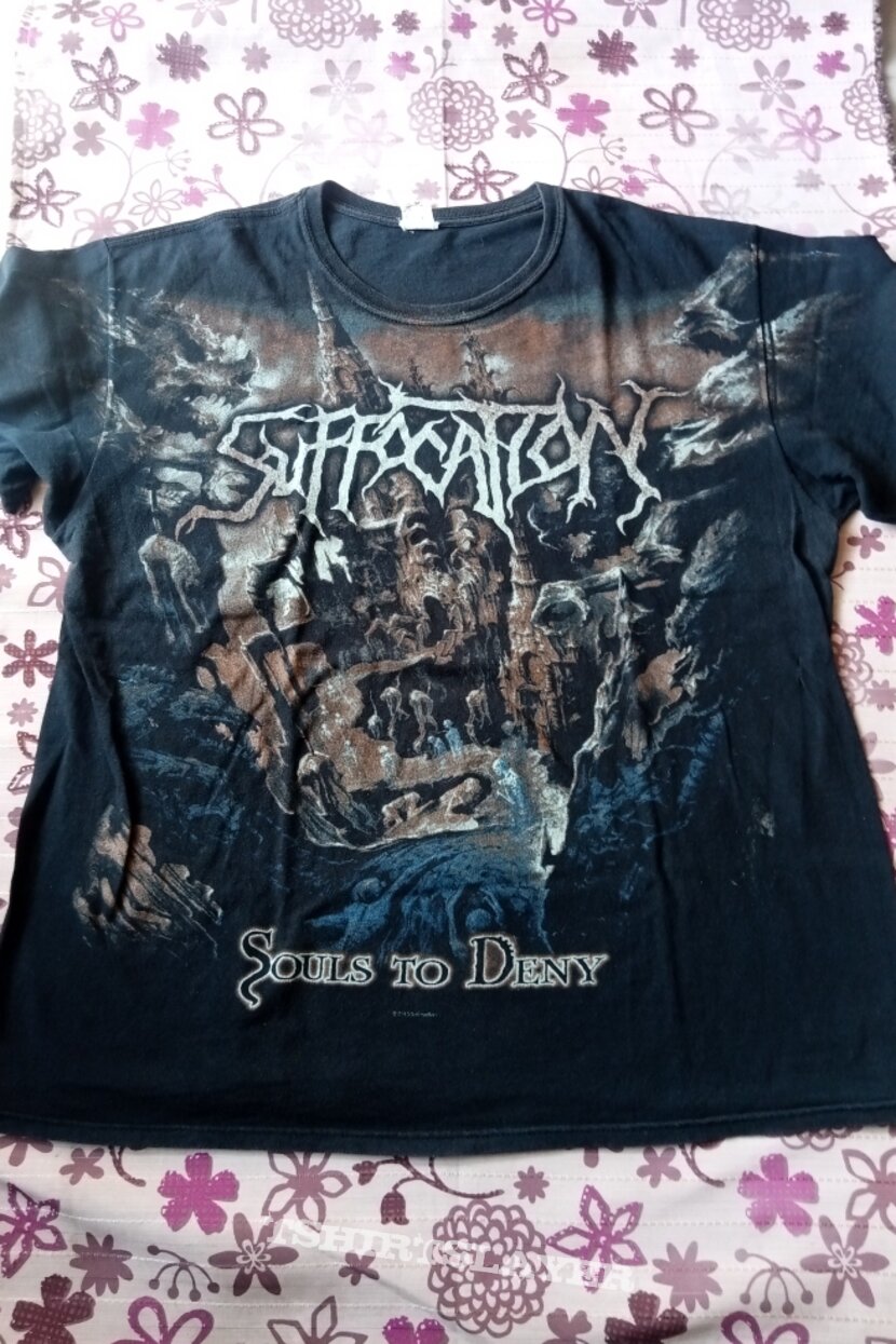 Suffocation souls to deny allover shirt