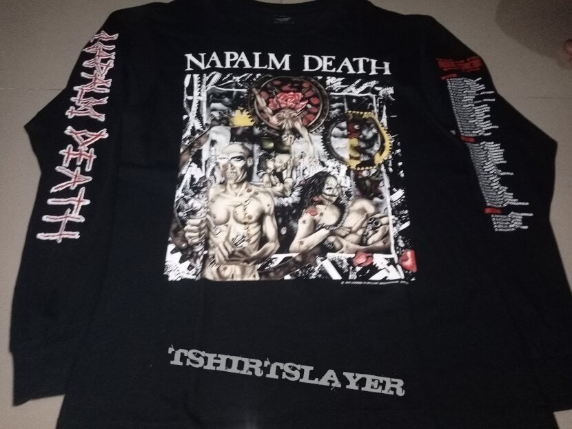 Napalm death campaign for musical destruction europe 1992