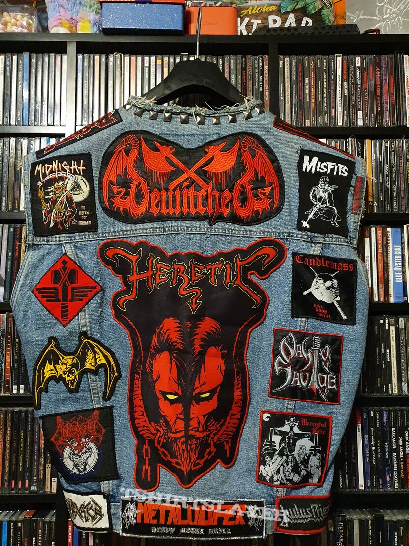 Heretic Battle Jacket small and thrashy