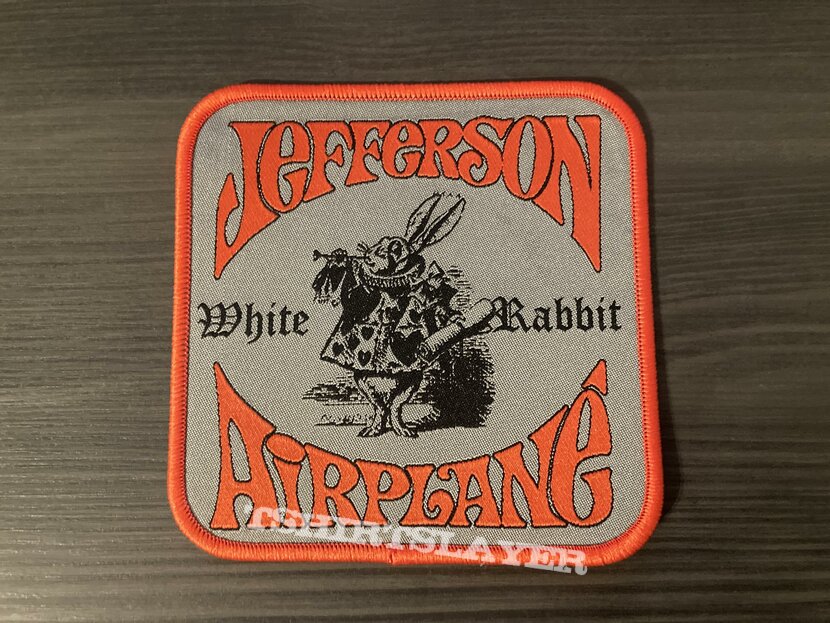 Jefferson Airplane - White Rabbit ( Orange Border ) Woven