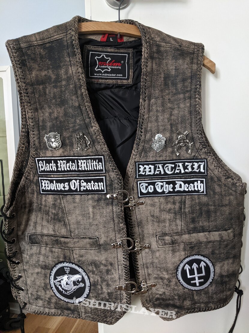 Watain, Watain Vest Battle Jacket (Necro Mannequin's) | TShirtSlayer