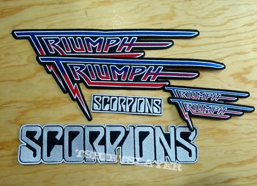 Triumph and Scorpions patches to Kingknallo 