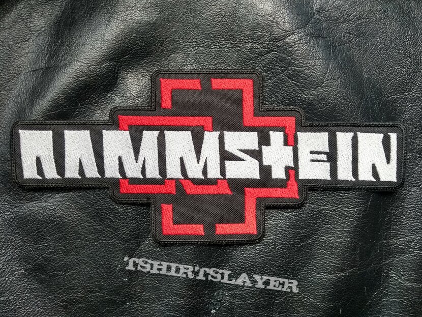 RAMMSTEIN logo embroidered sew on patch