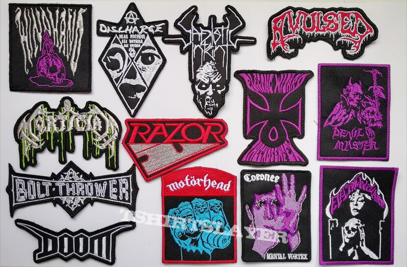 Mortician Small Random Patches - &quot;Pt4&quot;