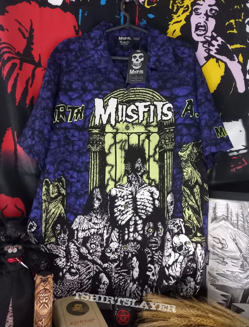 Misfits X Dragonfly clothing company shirt 2004