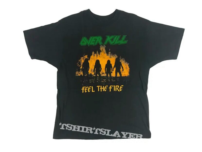 Overkill - Feel The Fire tour 1986 t-shirt