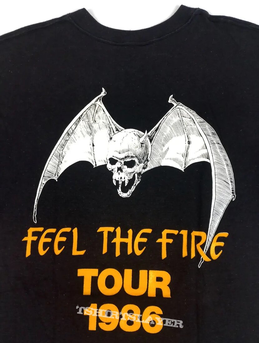 Overkill - Feel The Fire tour 1986 t-shirt