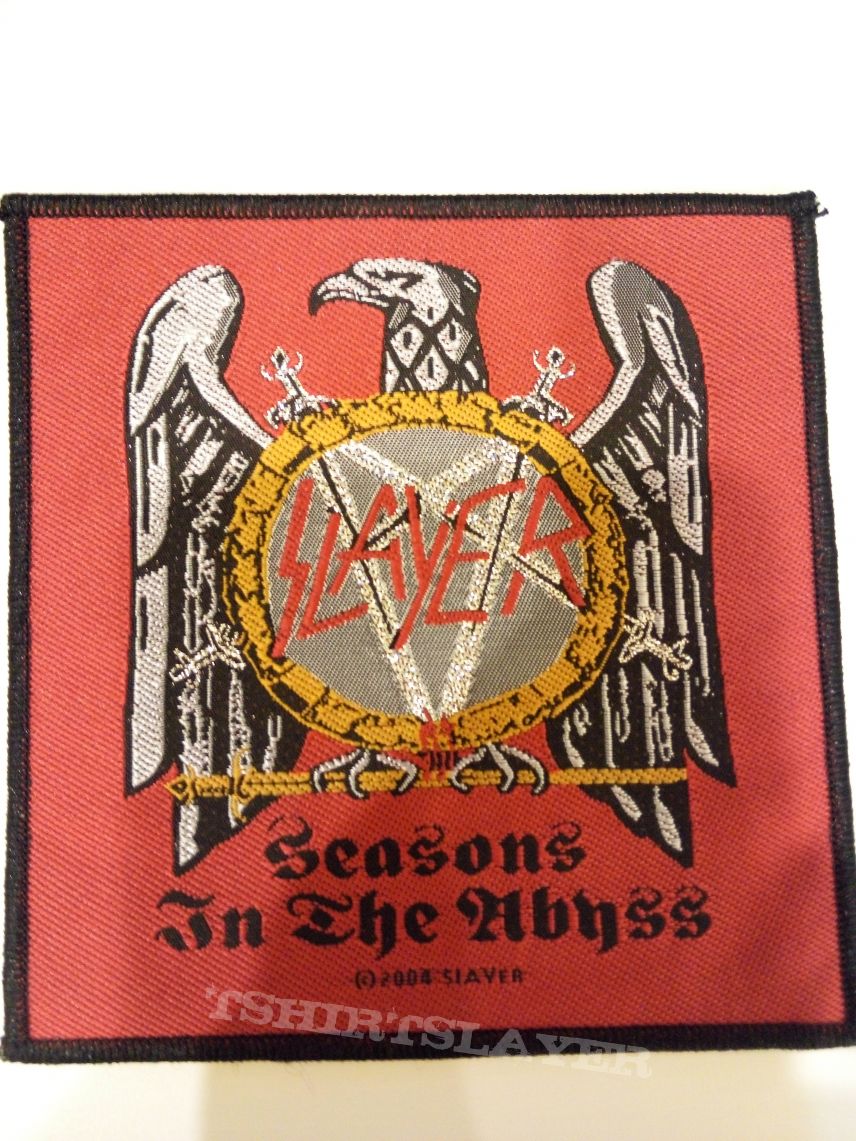 Slayer - &quot;Season in the Abyss&quot; Woven Patch