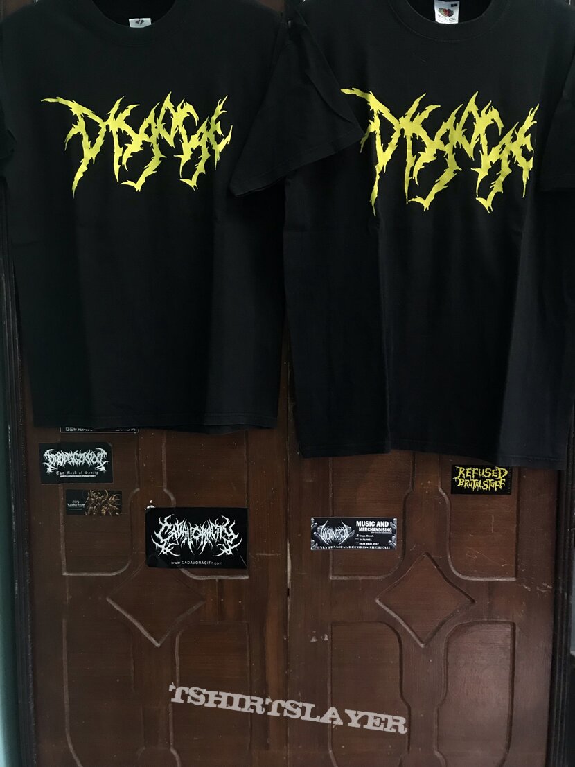 Disgorge Yellow Logo - Parallels of Infinite Torture