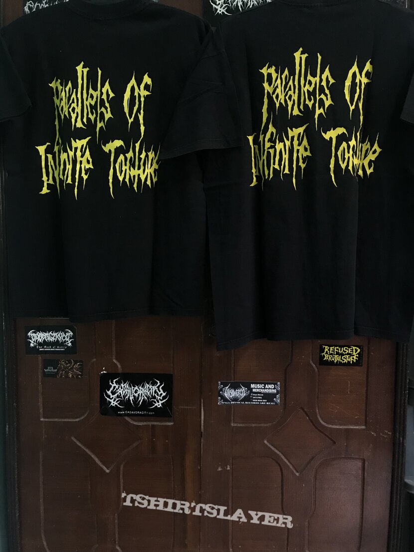 Disgorge Yellow Logo - Parallels of Infinite Torture