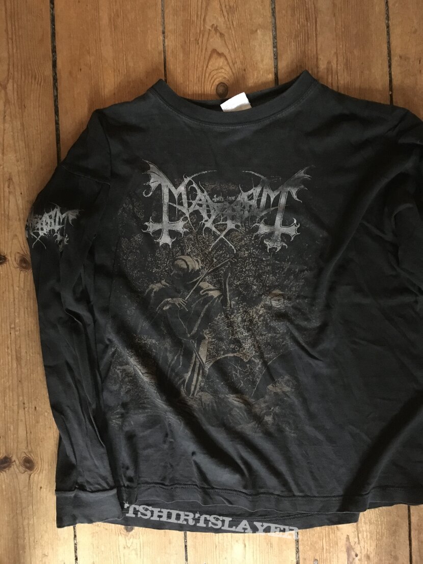 old MAYHEM long sleeve | TShirtSlayer TShirt and BattleJacket Gallery