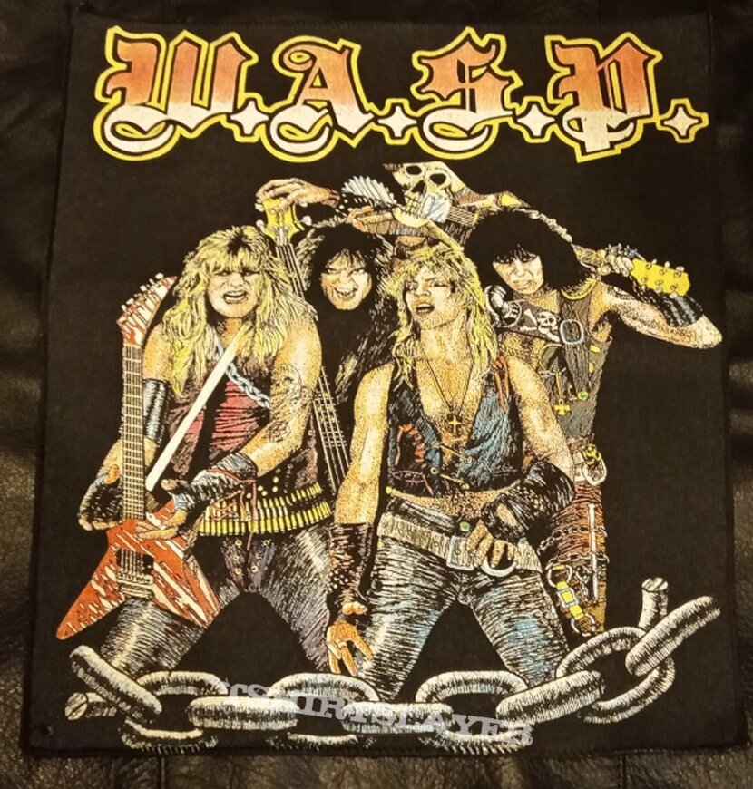 W.A.S.P. Band &amp; Chain 1984-85 Original!!!! Back Patch 