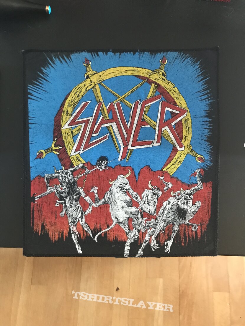 Slayer hell awaits  backpatch