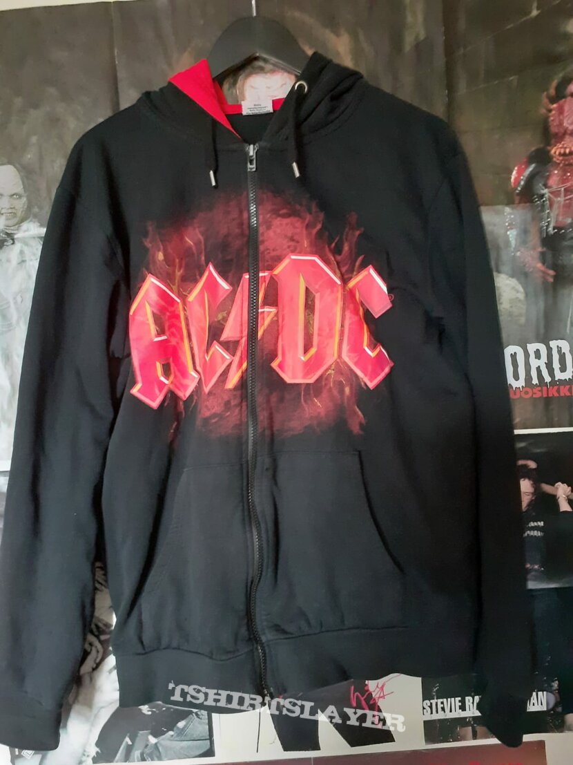 AC/DC zipped hoodie