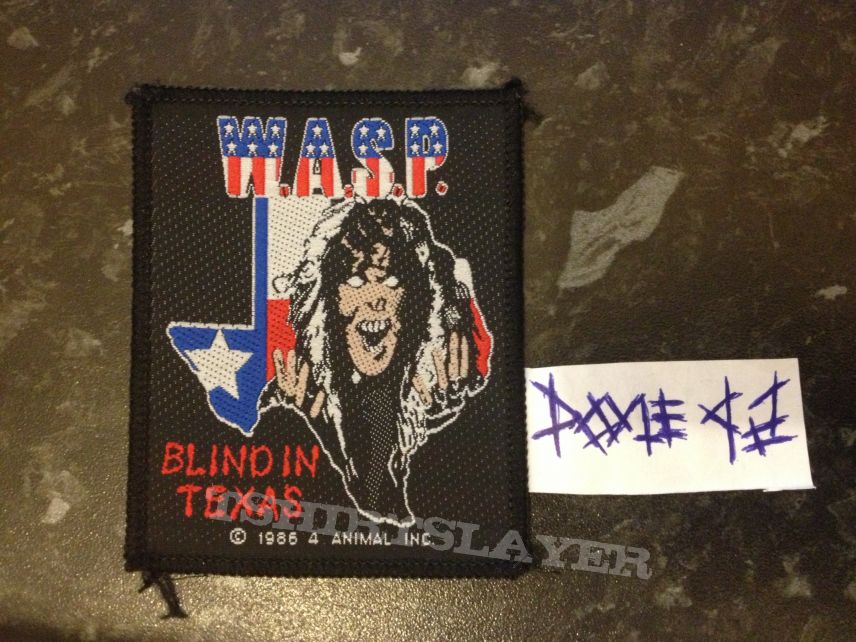 Patch - Wasp - Blind In Texas (for trade)