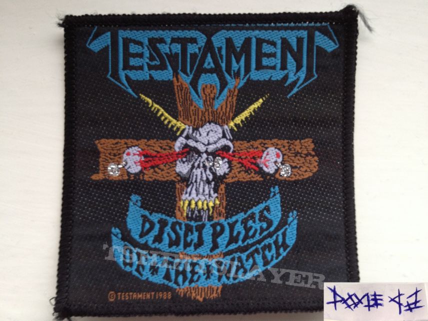 Patch - Testament - Disciples Of The Watch (not for sale or trade)
