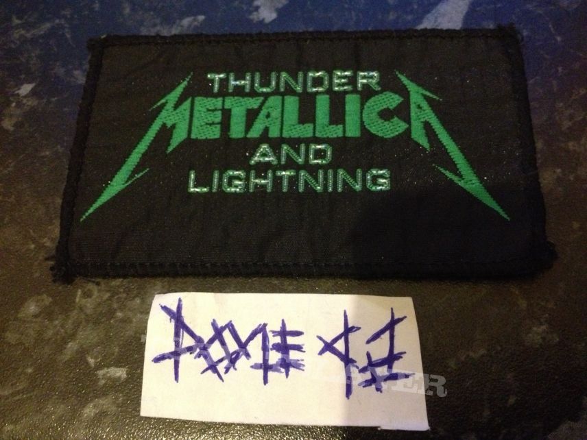 Patch - Metallica - Thunder And Lightning 